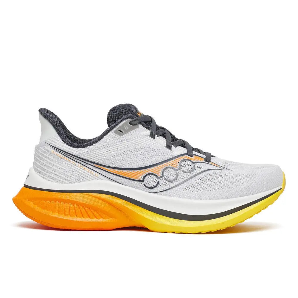 Saucony Herrenlaufschuhe Endorphin Speed 5, white/fuego
