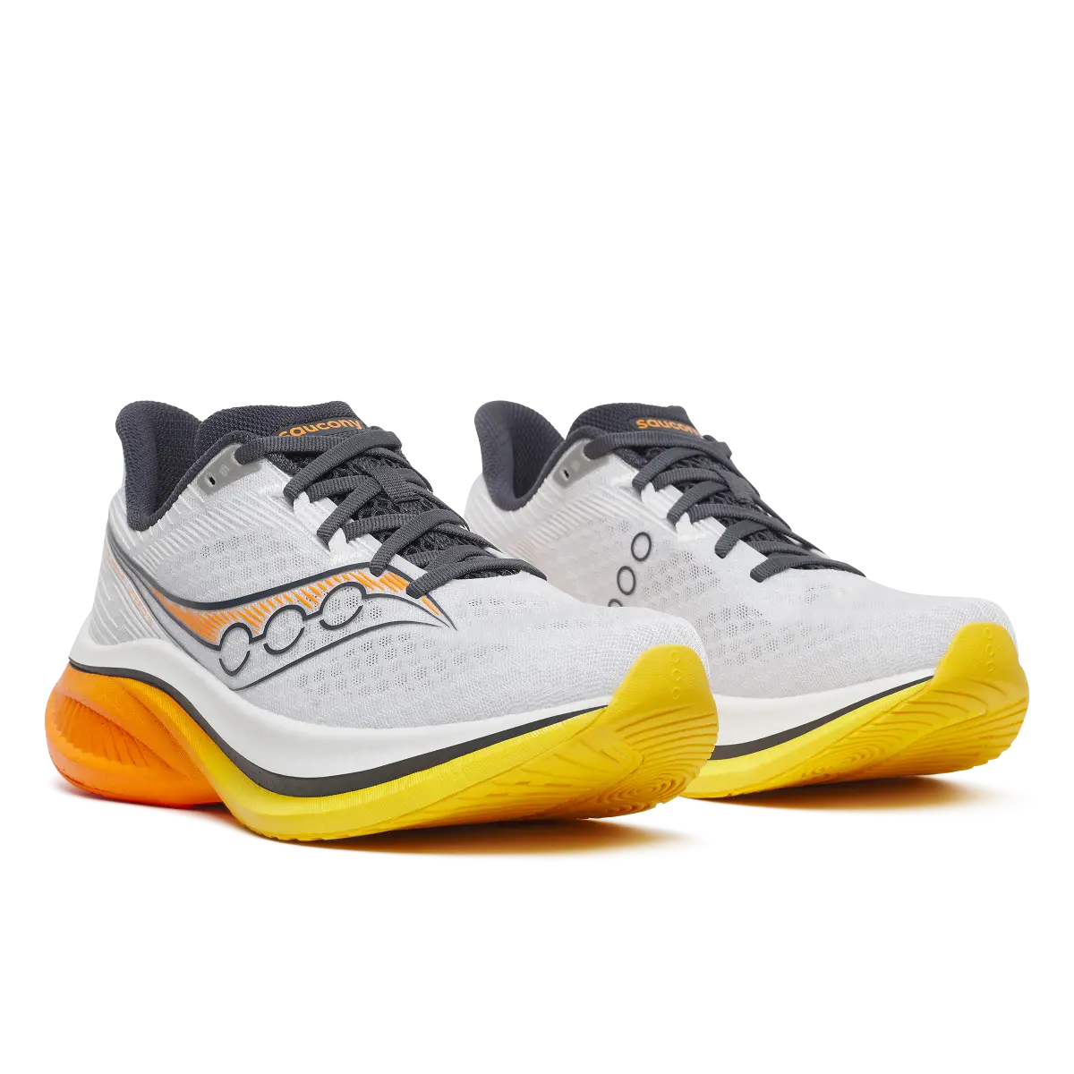 Saucony Herrenlaufschuhe Endorphin Speed 5, white/fuego – Bild 
