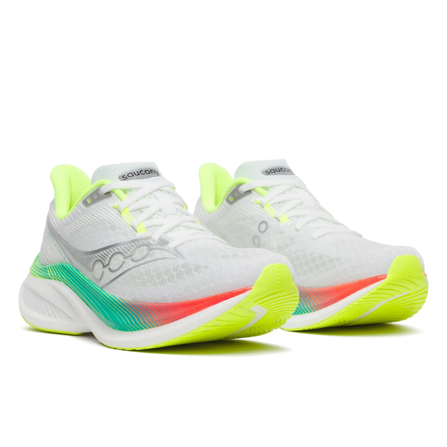 Saucony Damenlaufschuhe Endorphin Speed 5, white/multi