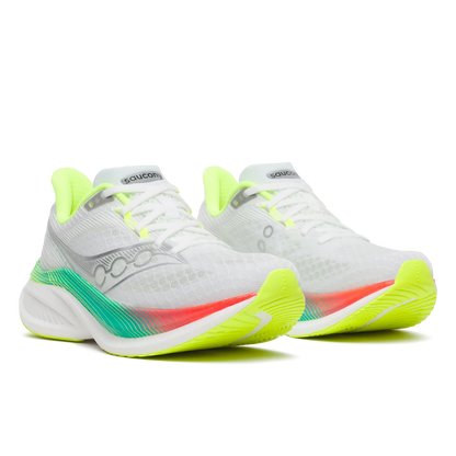 Saucony Damenlaufschuhe Endorphin Speed 5, white/multi