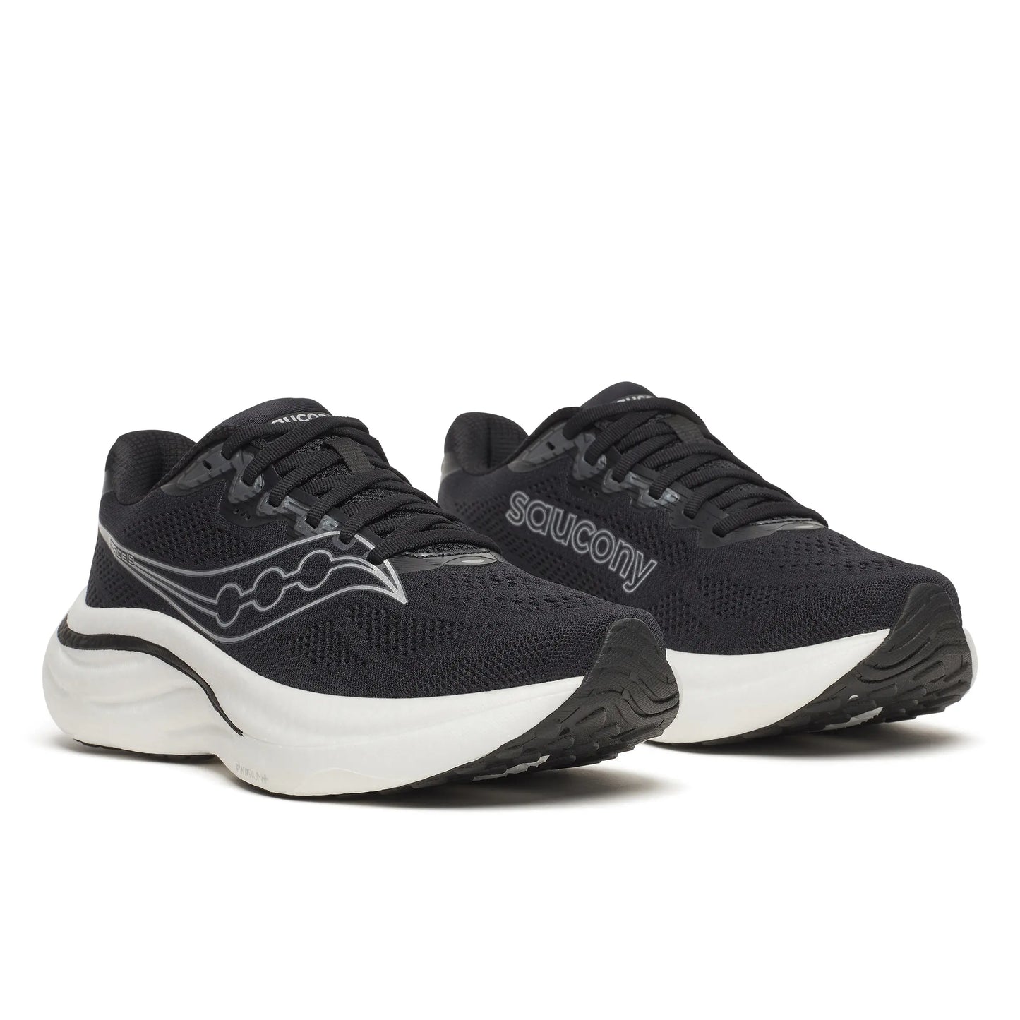 Saucony Damenlaufschuhe Ride 19, black/silver