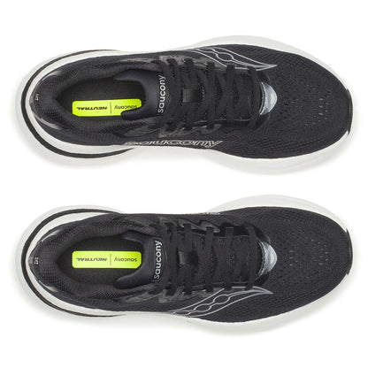 Saucony Damenlaufschuhe Ride 19, black/silver