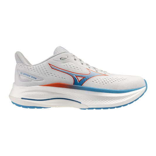Mizuno Herrenlaufschuhe Wave Inspire 22, Cloudscape – weiß / 42