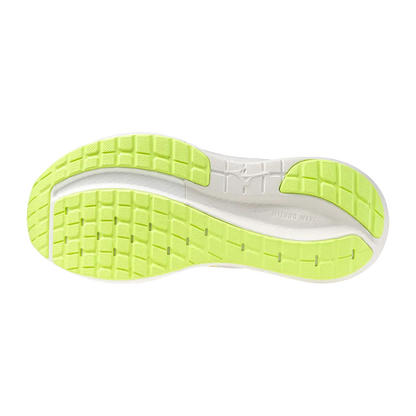 Mizuno Damenlaufschuhe Wave Inspire 22, Cloudscape/desert Flower/lime Pulp