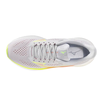 Mizuno Damenlaufschuhe Wave Inspire 22, Cloudscape/desert Flower/lime Pulp