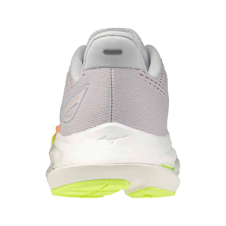 Mizuno Damenlaufschuhe Wave Inspire 22, Cloudscape/desert Flower/lime Pulp