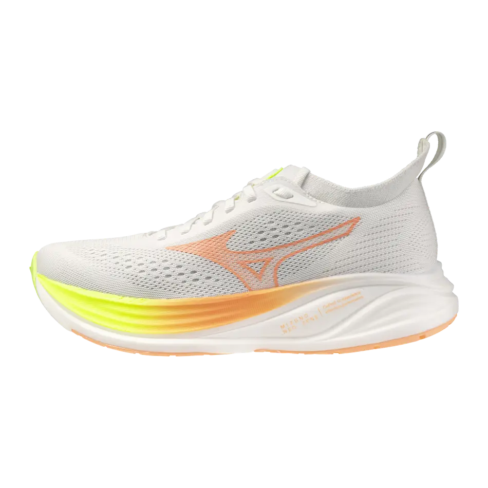 Mizuno Damenlaufschuhe Neo Zen 2, Gf White/flamingo Coral/lime Pulp