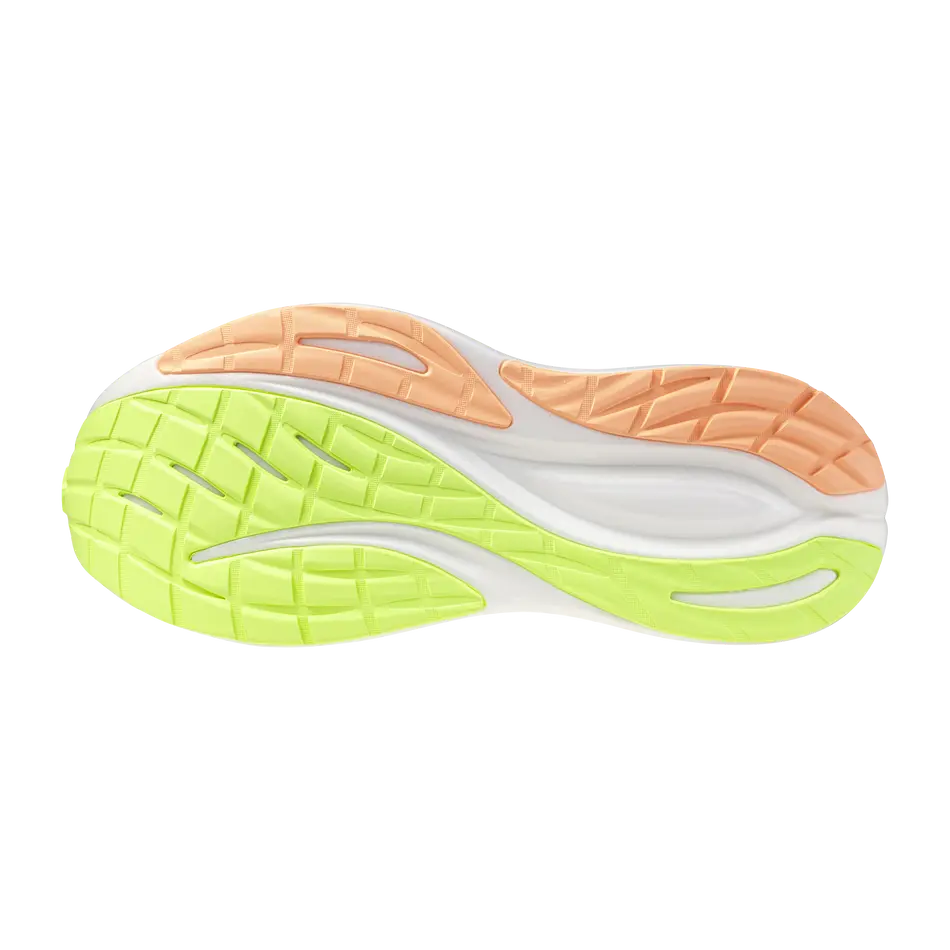 Mizuno Damenlaufschuhe Neo Zen 2, Gf White/flamingo Coral/lime Pulp – Bild 