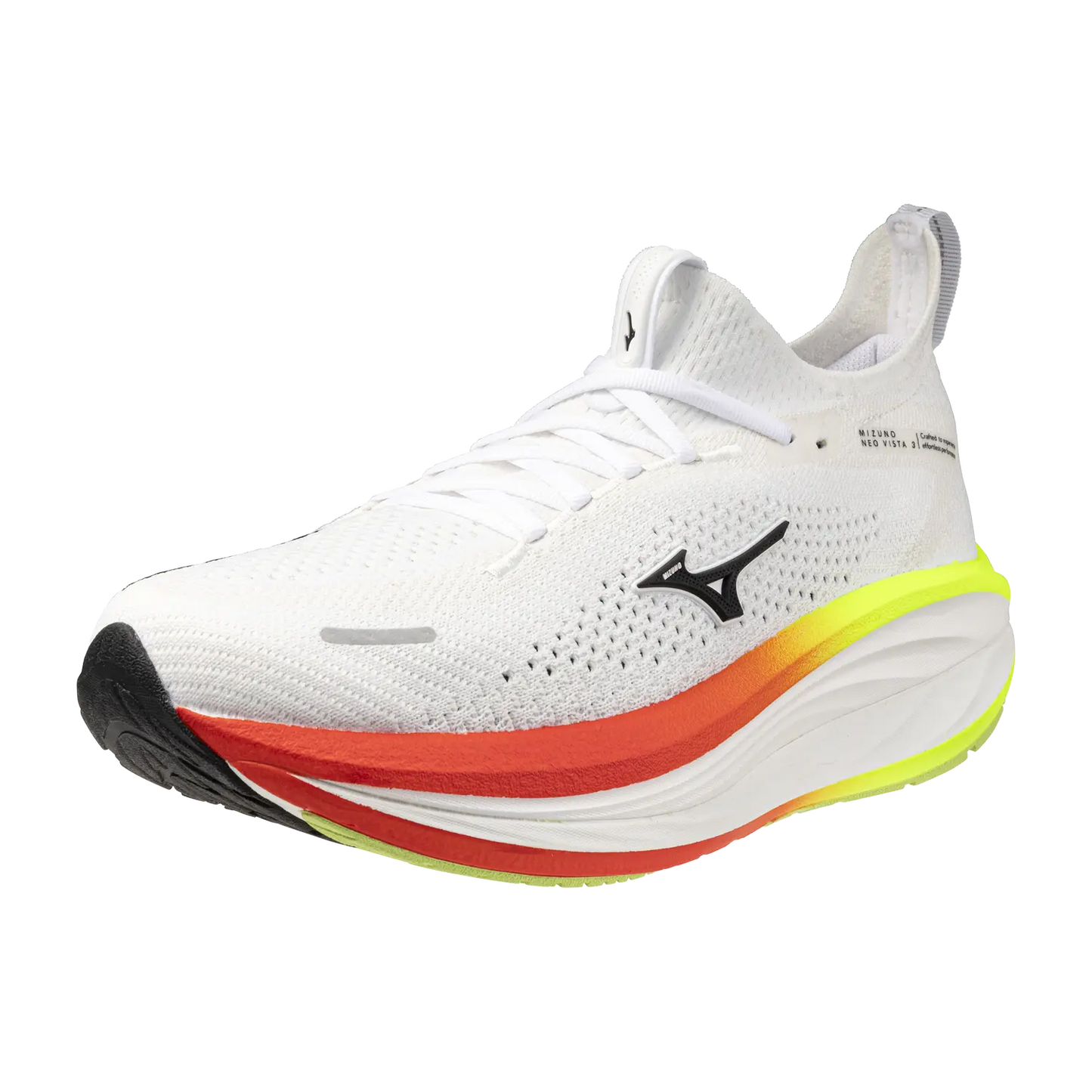 Mizuno Herrenlaufschuhe Neo Vista 3, White/black/orange