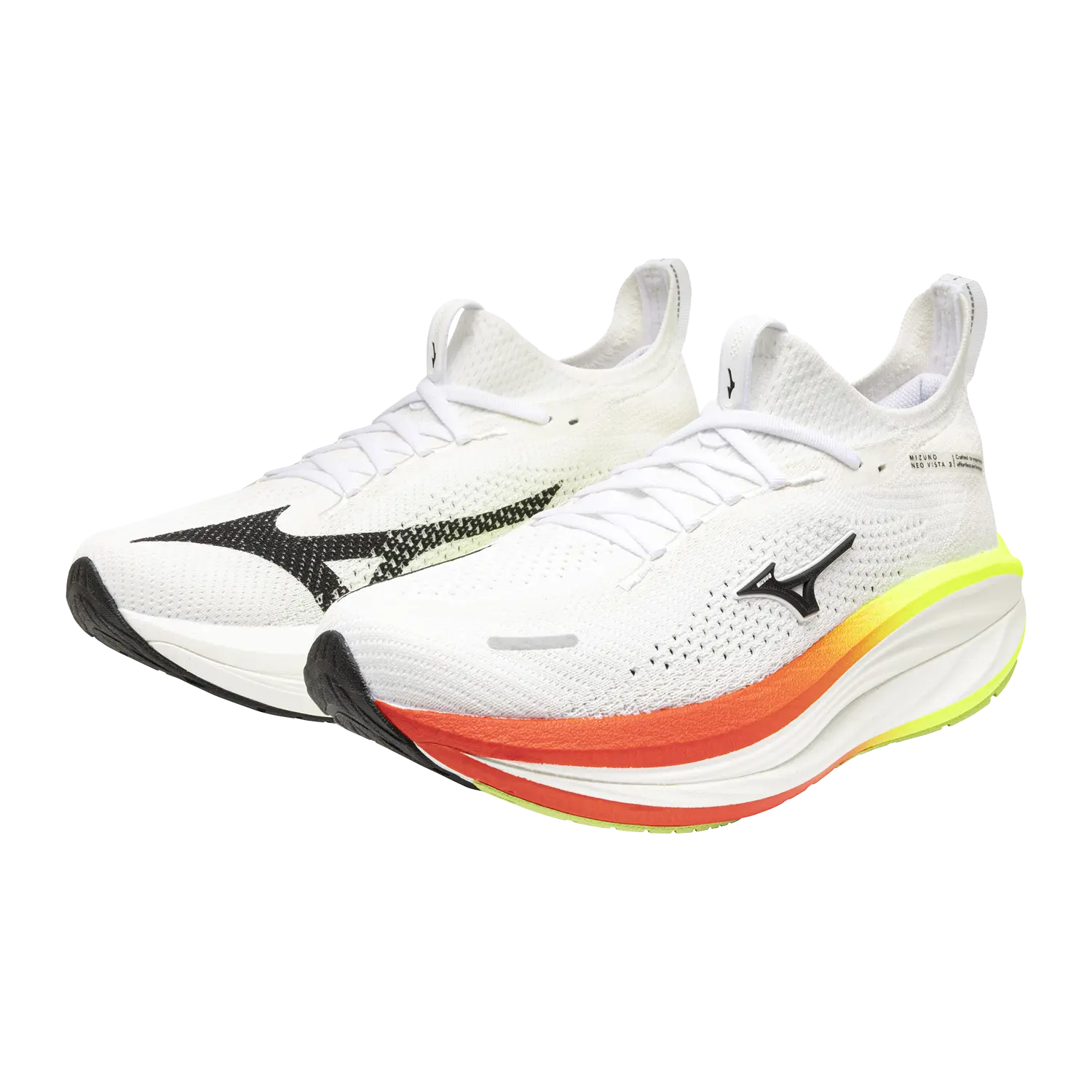 Mizuno Herrenlaufschuhe Neo Vista 3, White/black/orange – Bild 
