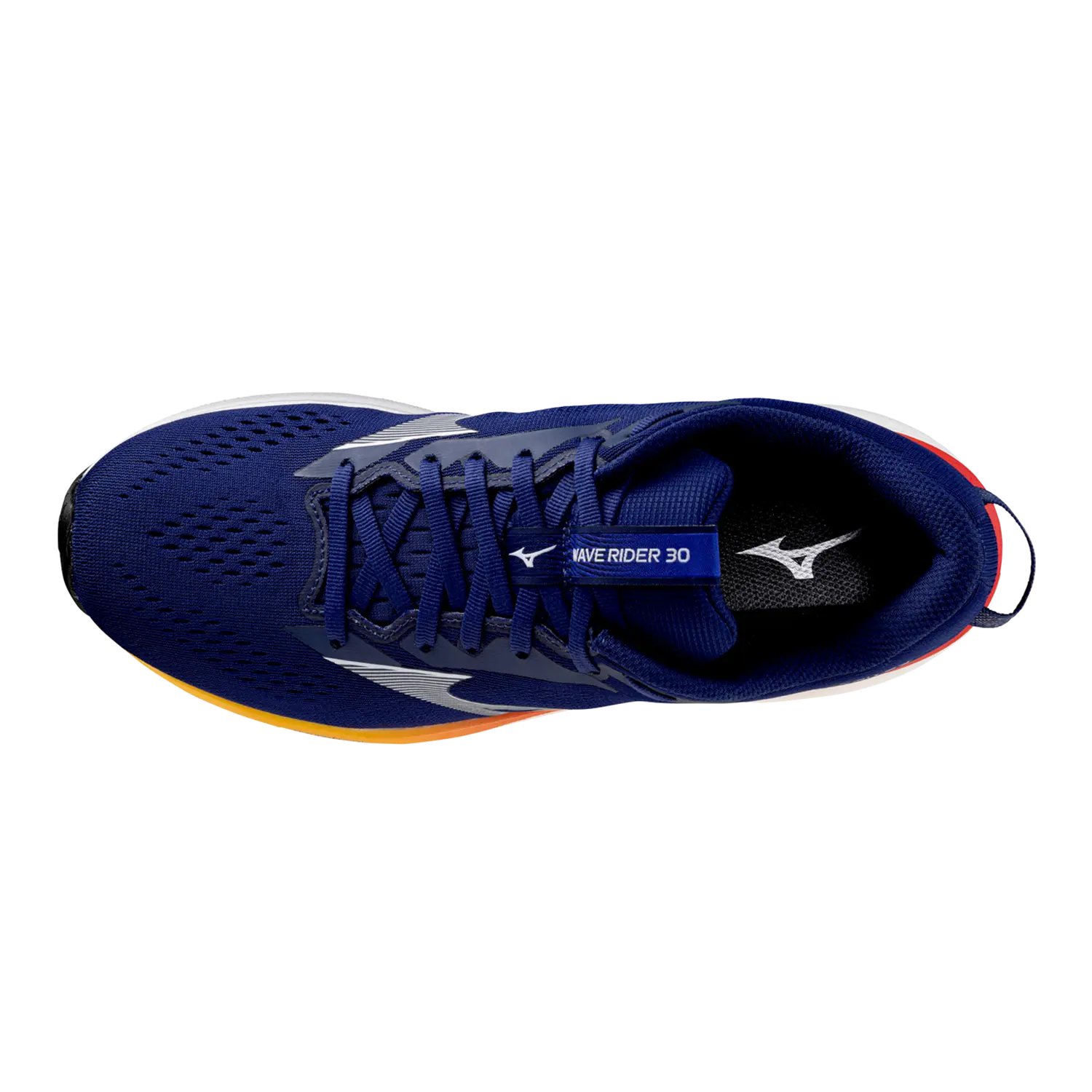 Mizuno Herrenlaufschuhe Wave Rider 30, Beacon Blue/White/Artisan's Go – Bild 