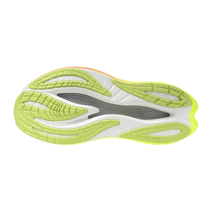 Mizuno Damenlaufschuhe Neo Vista 3, White/flamingo Coral/lime Pulp