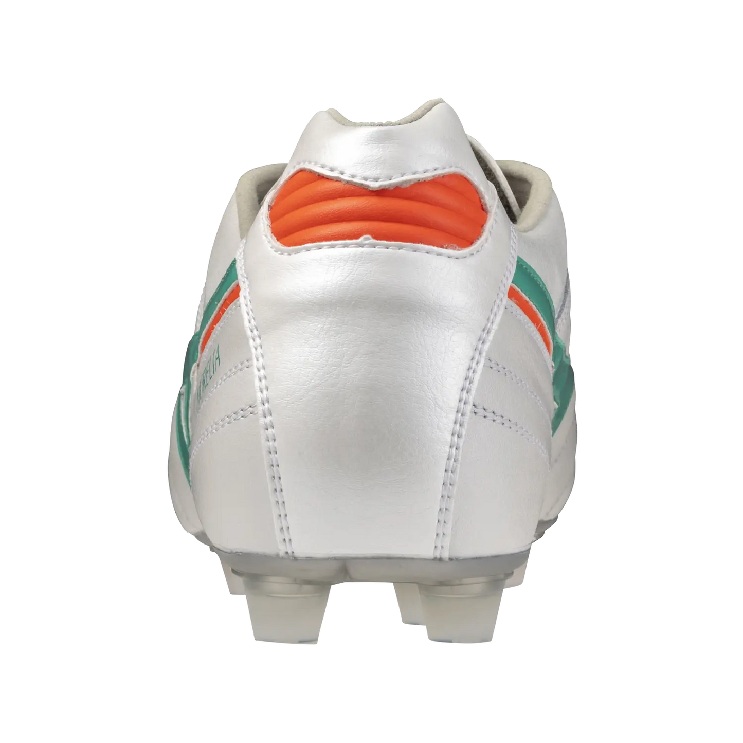 Mizuno Fußballschuhe Morelia II Elite, White/arcadia/lava Orange
