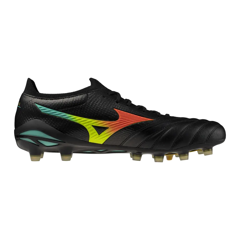 Mizuno Fußballschuhe Morelia Neo V B Japan, Black/lava Orange/arcadia – Bild 