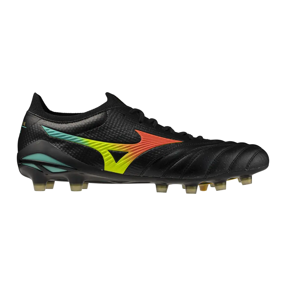 Mizuno Fußballschuhe Morelia Neo V B Japan, Black/lava Orange/arcadia – Bild 