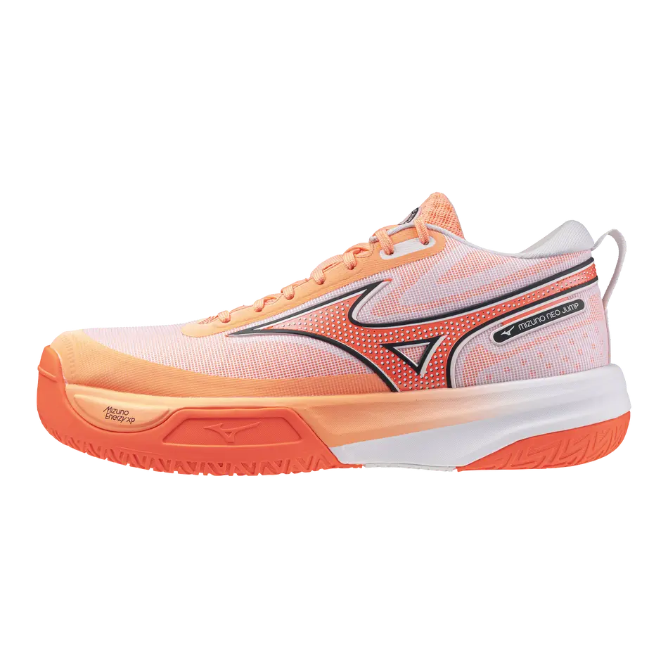 Mizuno Volleyballschuhe Neo Jump, Flamingo Coral/lava Orange/white – Bild 