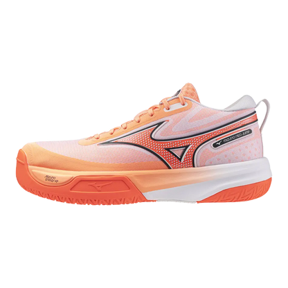 Mizuno Volleyballschuhe Neo Jump, Flamingo Coral/lava Orange/white