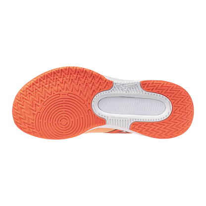 Mizuno Volleyballschuhe Neo Jump, Flamingo Coral/lava Orange/white