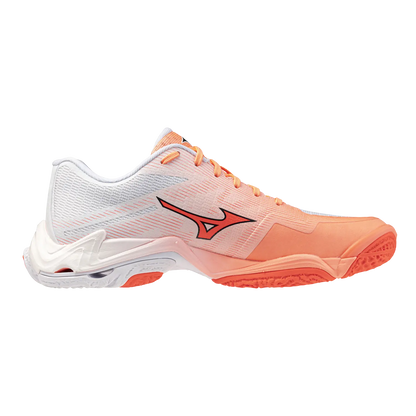 Mizuno Volleyballschuhe Wave Lightning Elite, Flamingo Coral/lava Orange/white