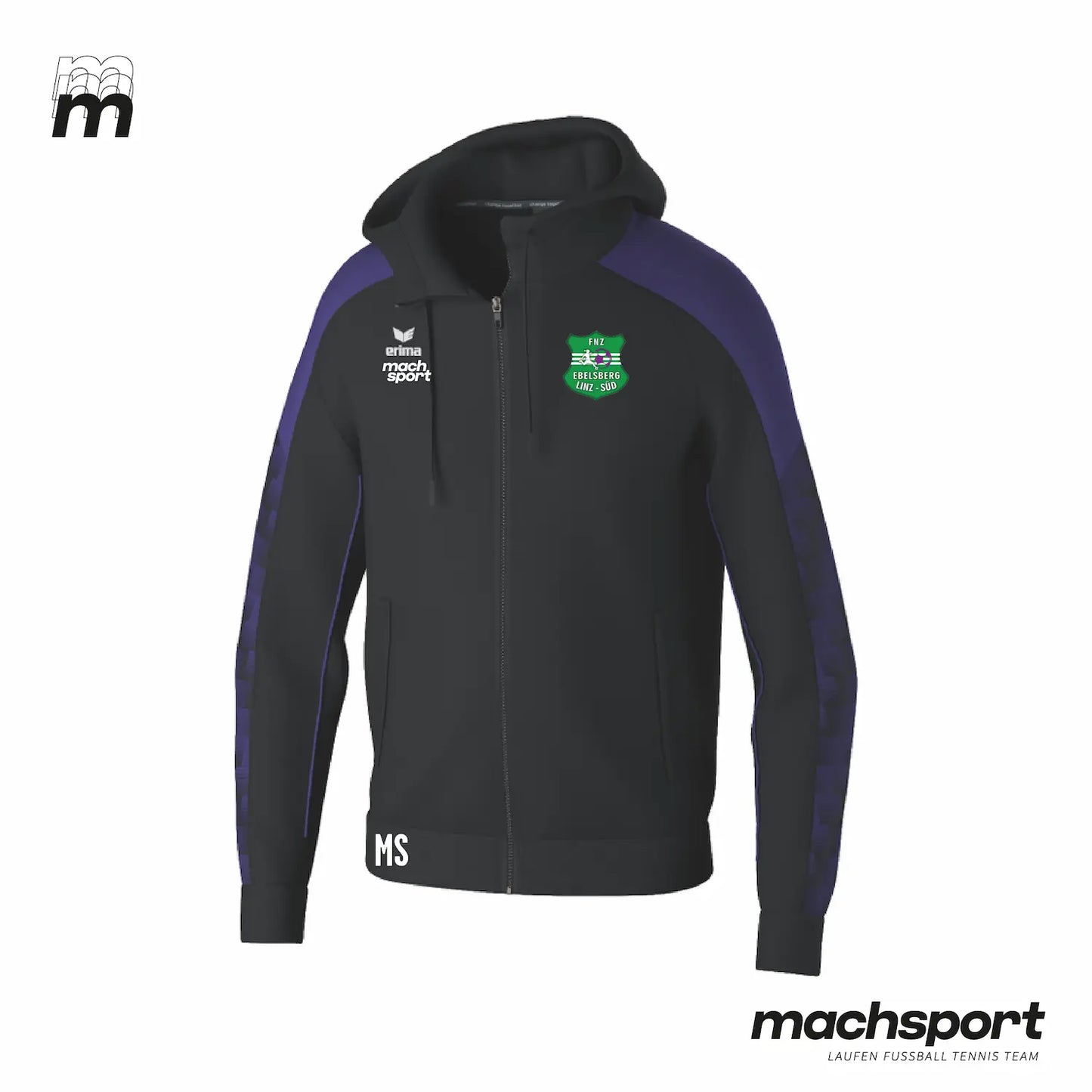 FNZ Linz Süd Ebelsberg Trainingsjacke mit Kapuze