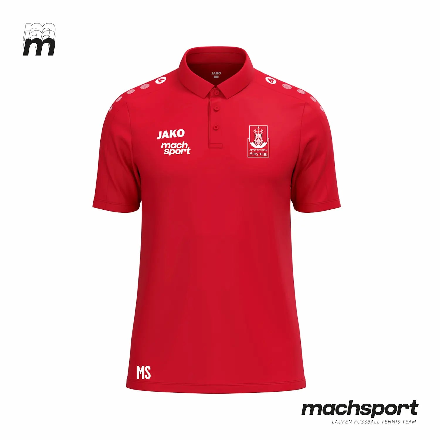 SV Steyregg KM/1b Lifestyle Poloshirt - machsport – Bild 