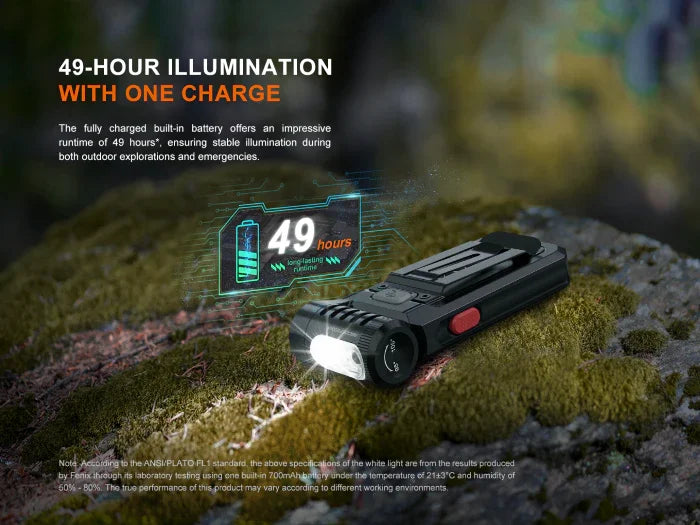 Fenix SW05R-RED kompakte Taschenlampe mit weißem und rotem Licht, 150 Lumen (Weißlicht) – Bild 