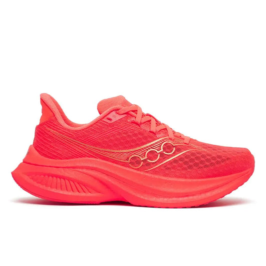 Saucony Damenlaufschuhe Endorphin Speed 5, vizired – rot / 37,5