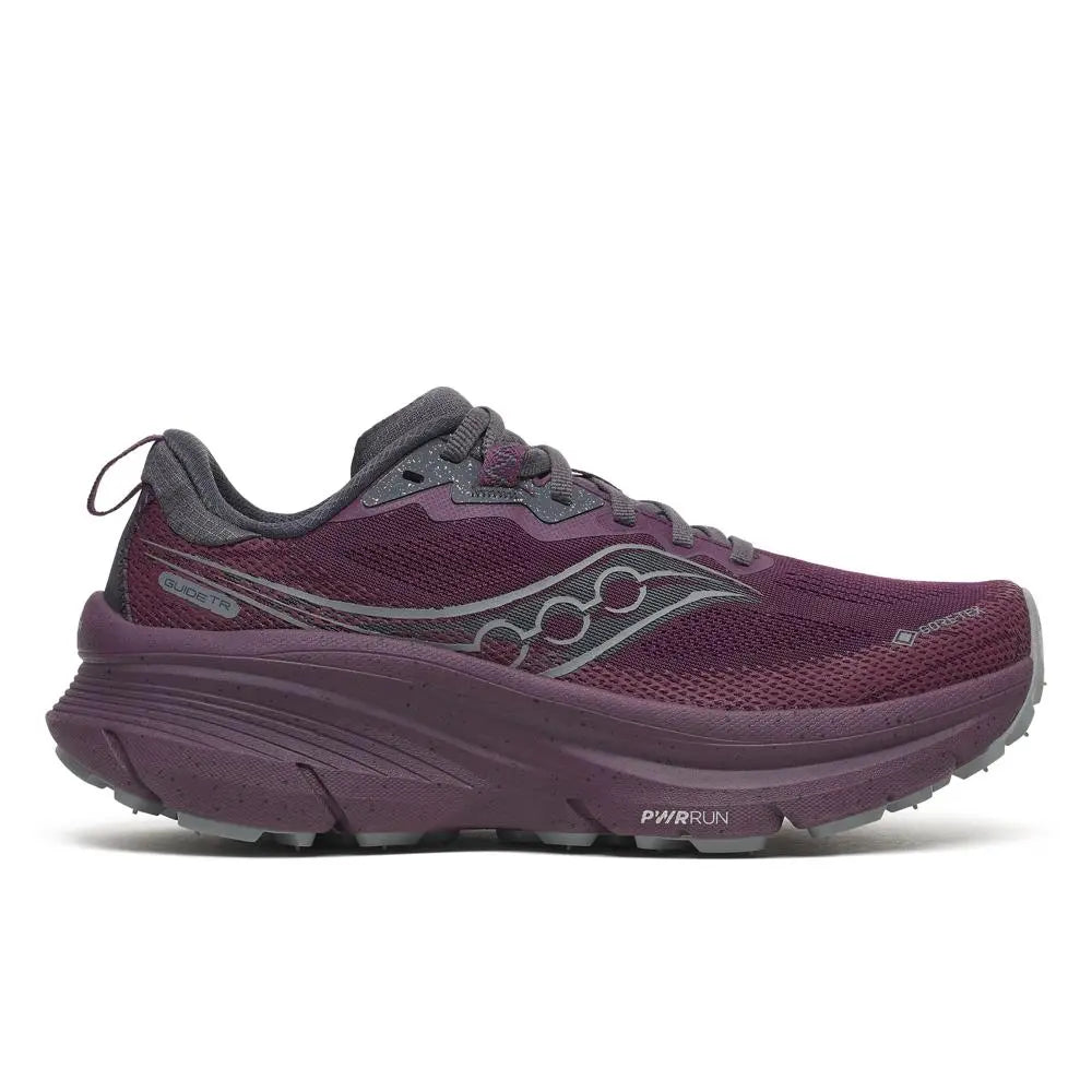Saucony Damenlaufschuhe Guide TR GTX, eggplant – Bild 