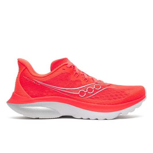 Saucony Damenlaufschuhe Kinvara 16, vizired – rot / 42