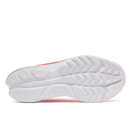 Saucony Damenlaufschuhe Kinvara 16, vizired – Rückansicht – rot / 42