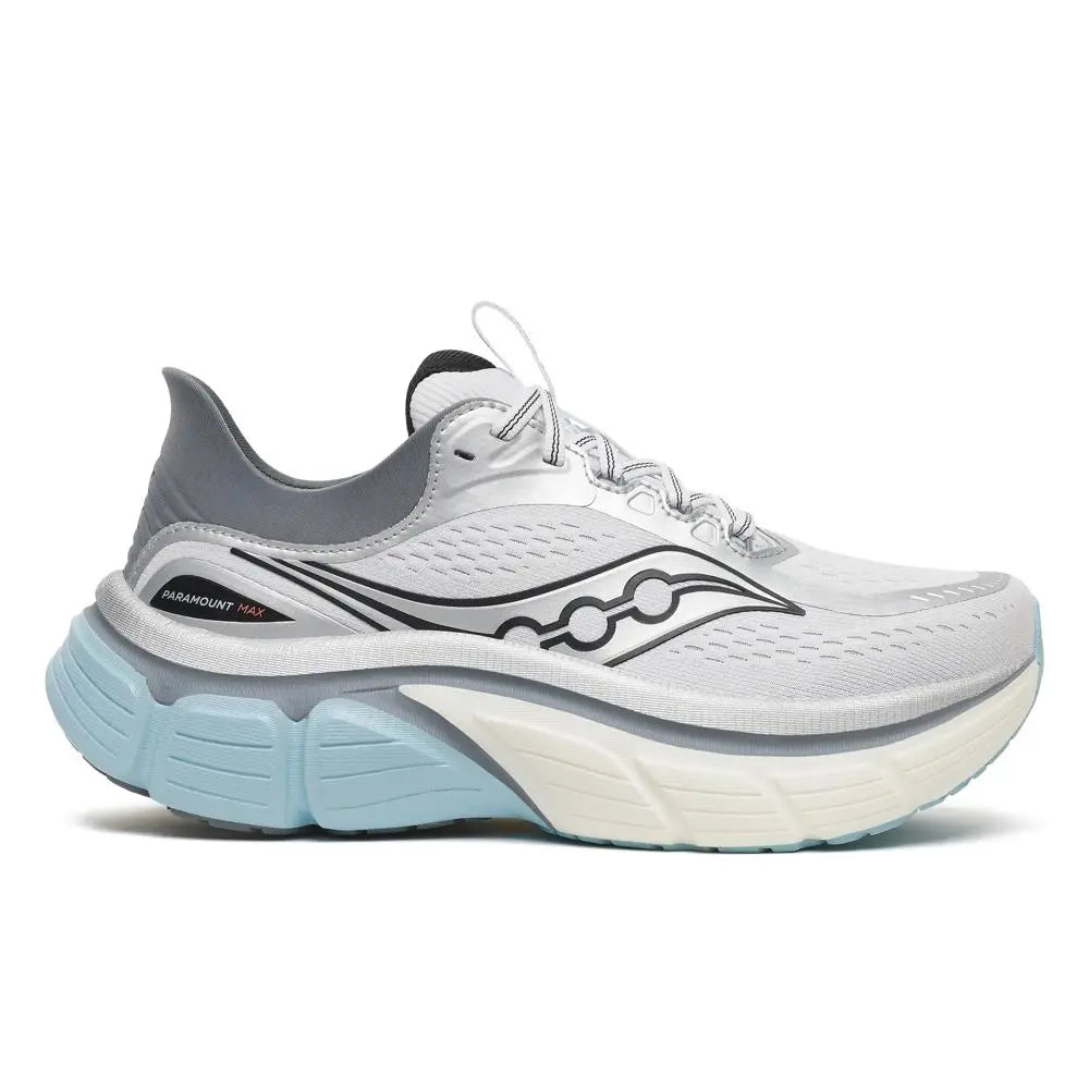 Saucony Damenlaufschuhe Paramount Max, silver/cinder – Bild 