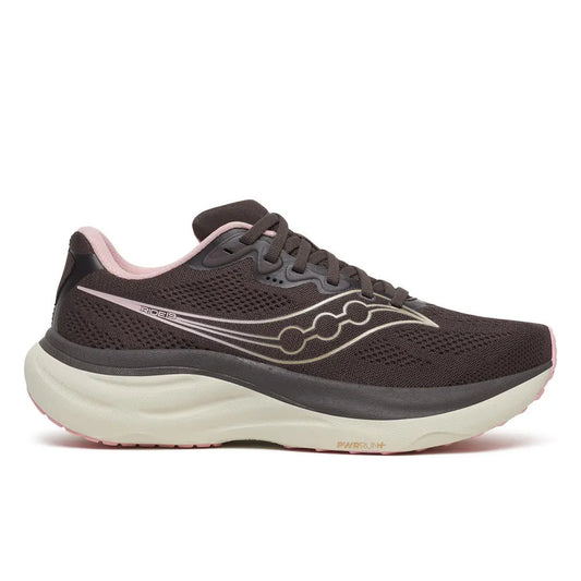 Saucony Damenlaufschuhe Ride 19, torte/eggshell – braun / 37,5