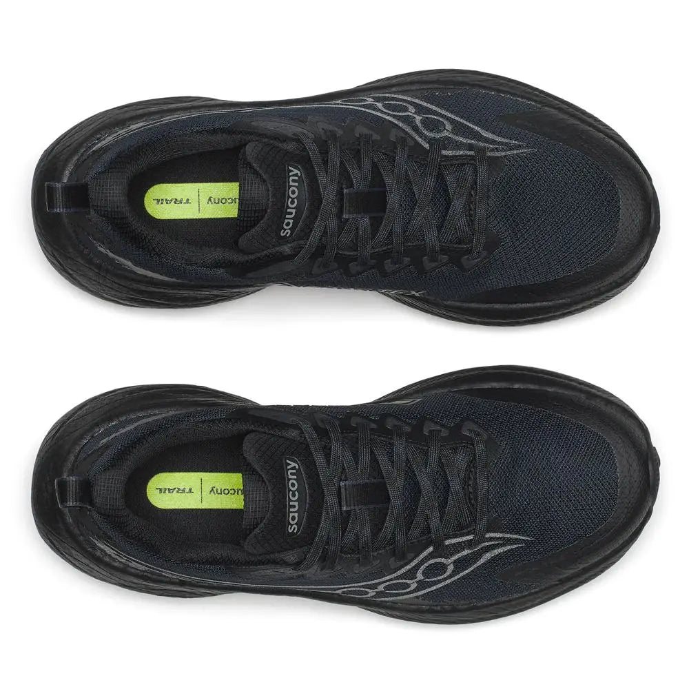 Saucony Damenlaufschuhe Ride TR3 GTX, triple black – Bild 