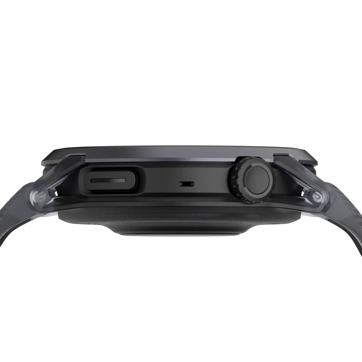 Coros Sportuhr Pace 4, Silikonarmband, black crystal