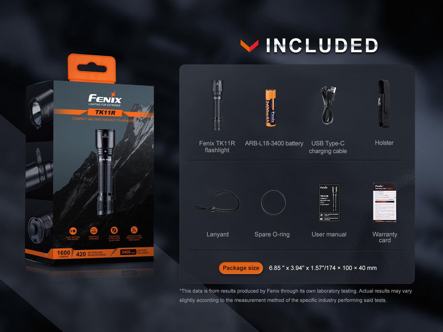 Fenix TK11R Kompakte Militär- und Einsatz-Taschenlampe, 1600 Lumen – Bild 