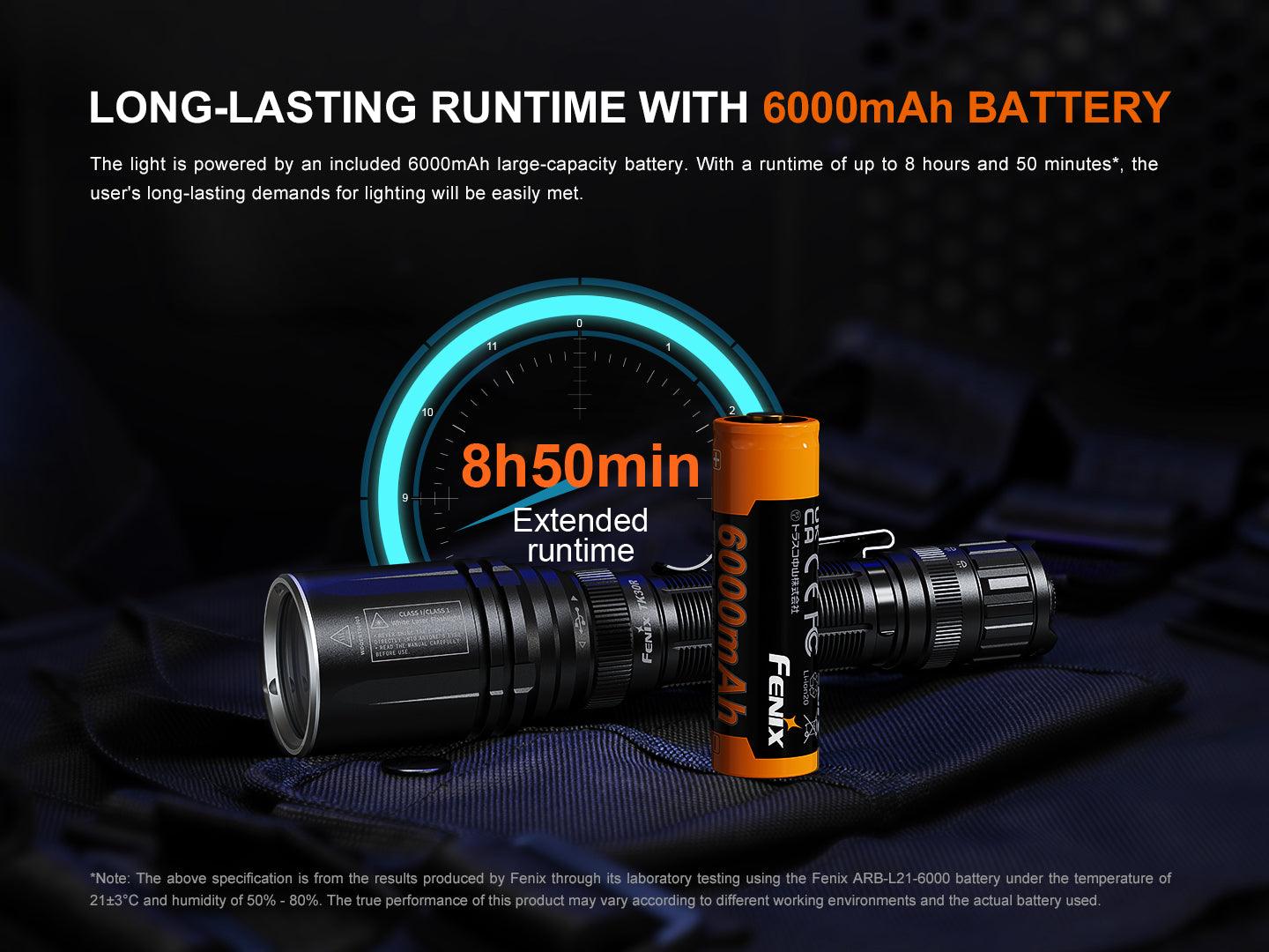 Fenix TK30R Taktische Taschenlampe mit weißem Laser, 500 Lumen Weißlicht – Bild 