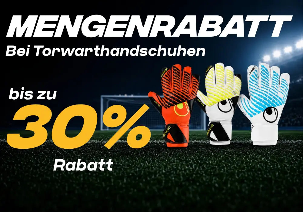 Torwarthandschuhe Aktion bis zu 30% Rabatt