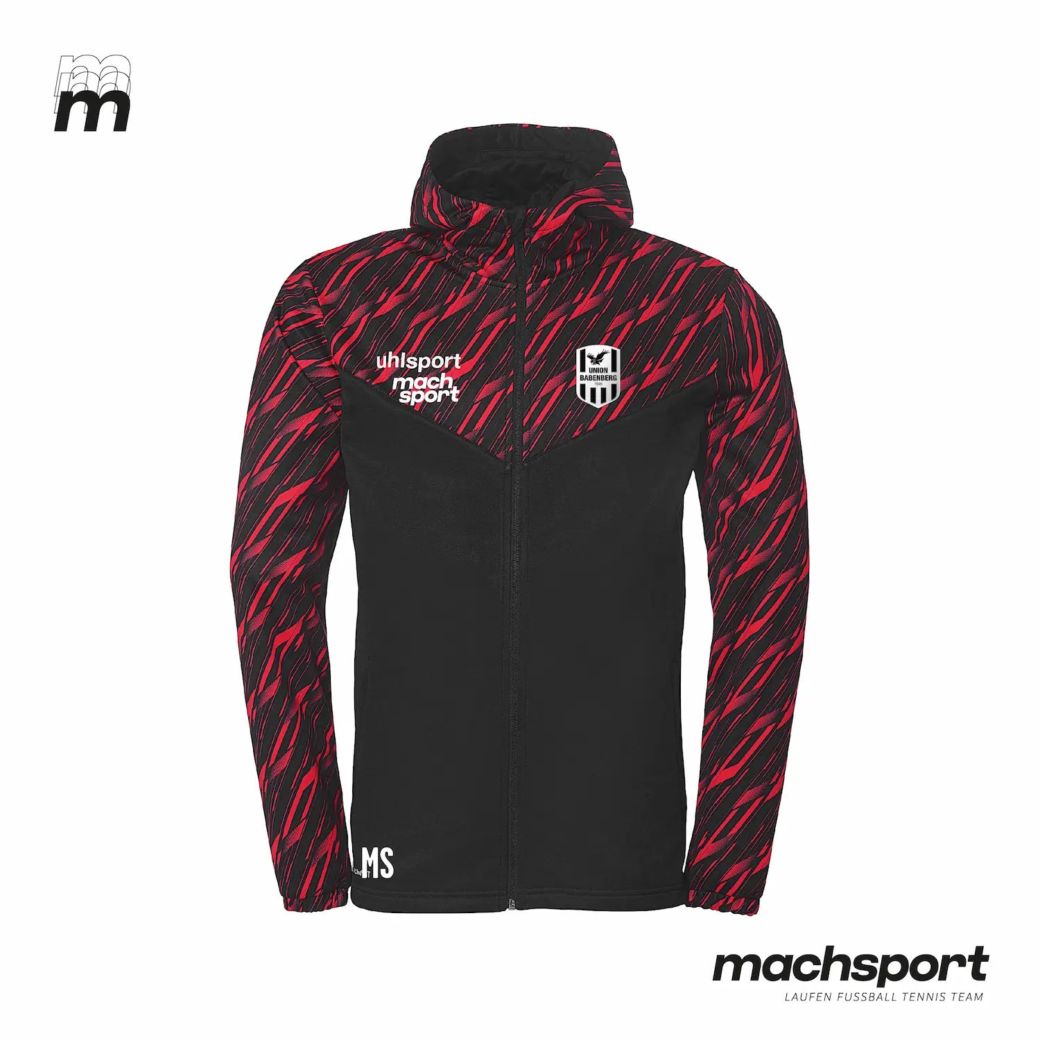 Union Babenberg Trainingsjacke mit Kapuze - machsport – Bild 