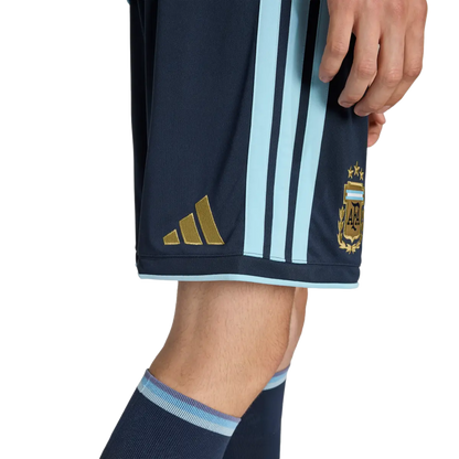 Argentinien Herrenfußballshort Home, Replica Heimshorts mit Climacool für Training, Spiel und Fanwear - machsport