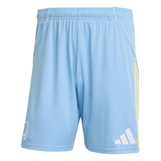 Juventus Turin Away Short 25/26 – hellblau / S