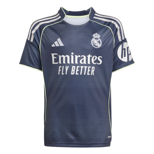 FC Real Madrid Away Jersey Kids 25/26 – dunkelblau / 128