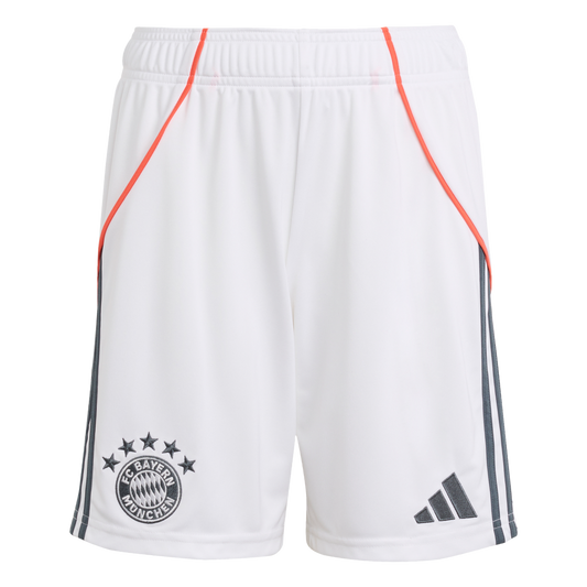 FC Bayern München Away Short Kids 25/26 – weiß / 176