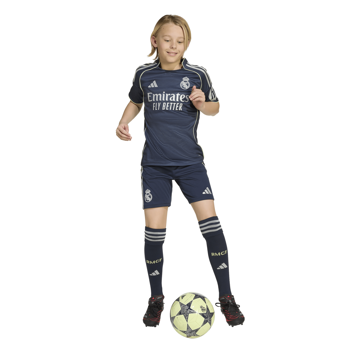 FC Real Madrid Away Short Kids 25/26 - machsport – Bild 