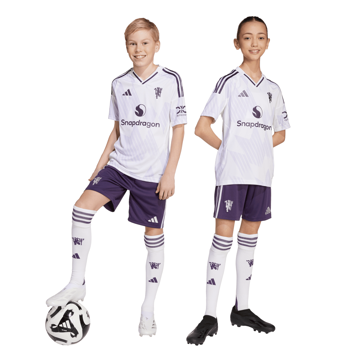 Manchester United Away Short Kids 25/26 - machsport