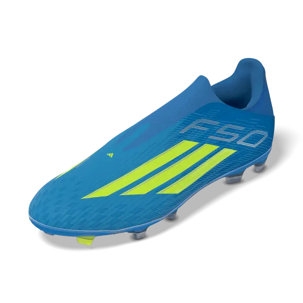 Adidas Fußballschuhe F50 League LL FG/MG, laceless Speed-Schuh für festen Boden und Kunstrasen mit Sprintplate 360 - machsport