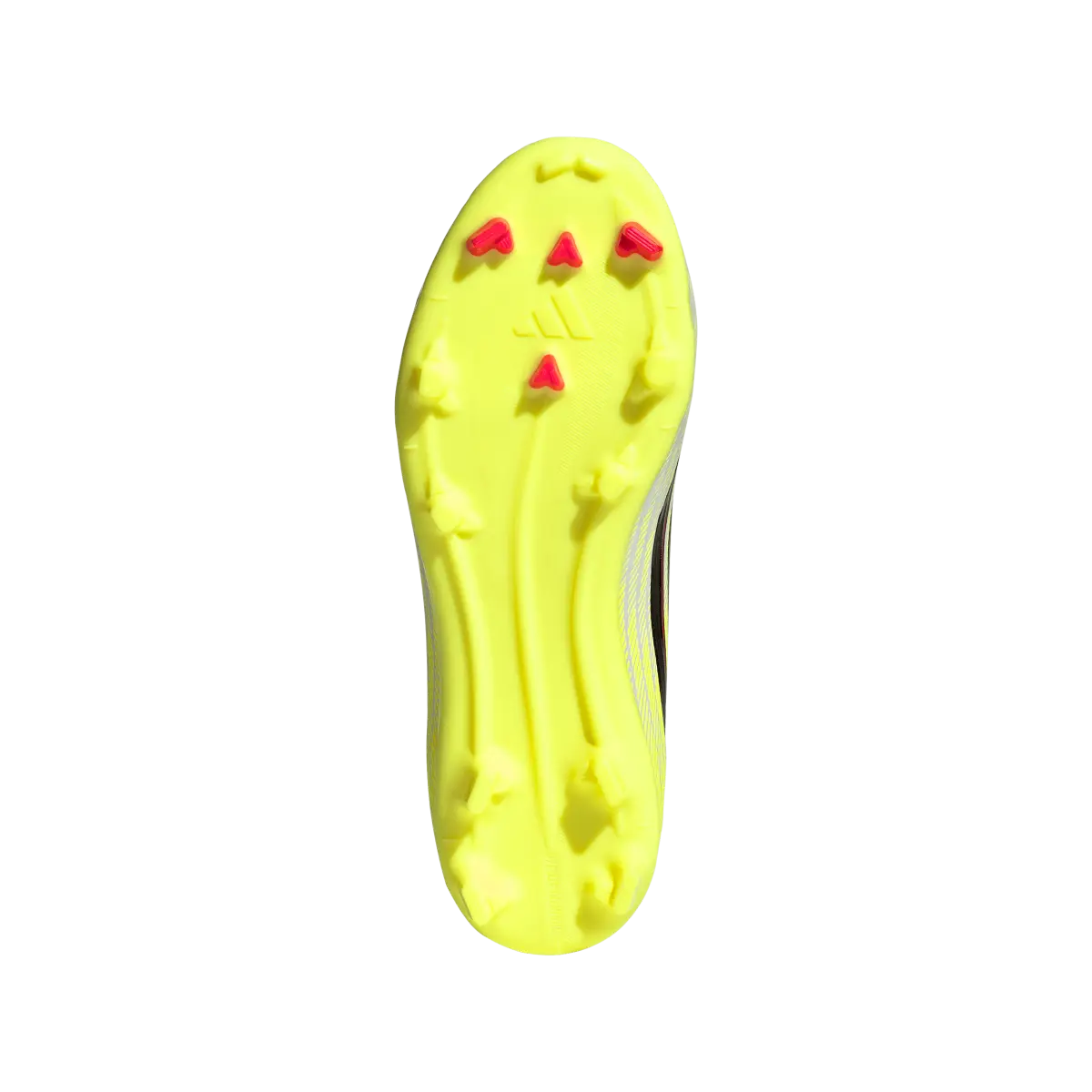 Adidas Kinderfußballschuhe F50 League LL FG/MG, Rasen- und Kunstrasenfußballschuhe, Blick auf die Unterseite – Bild 
