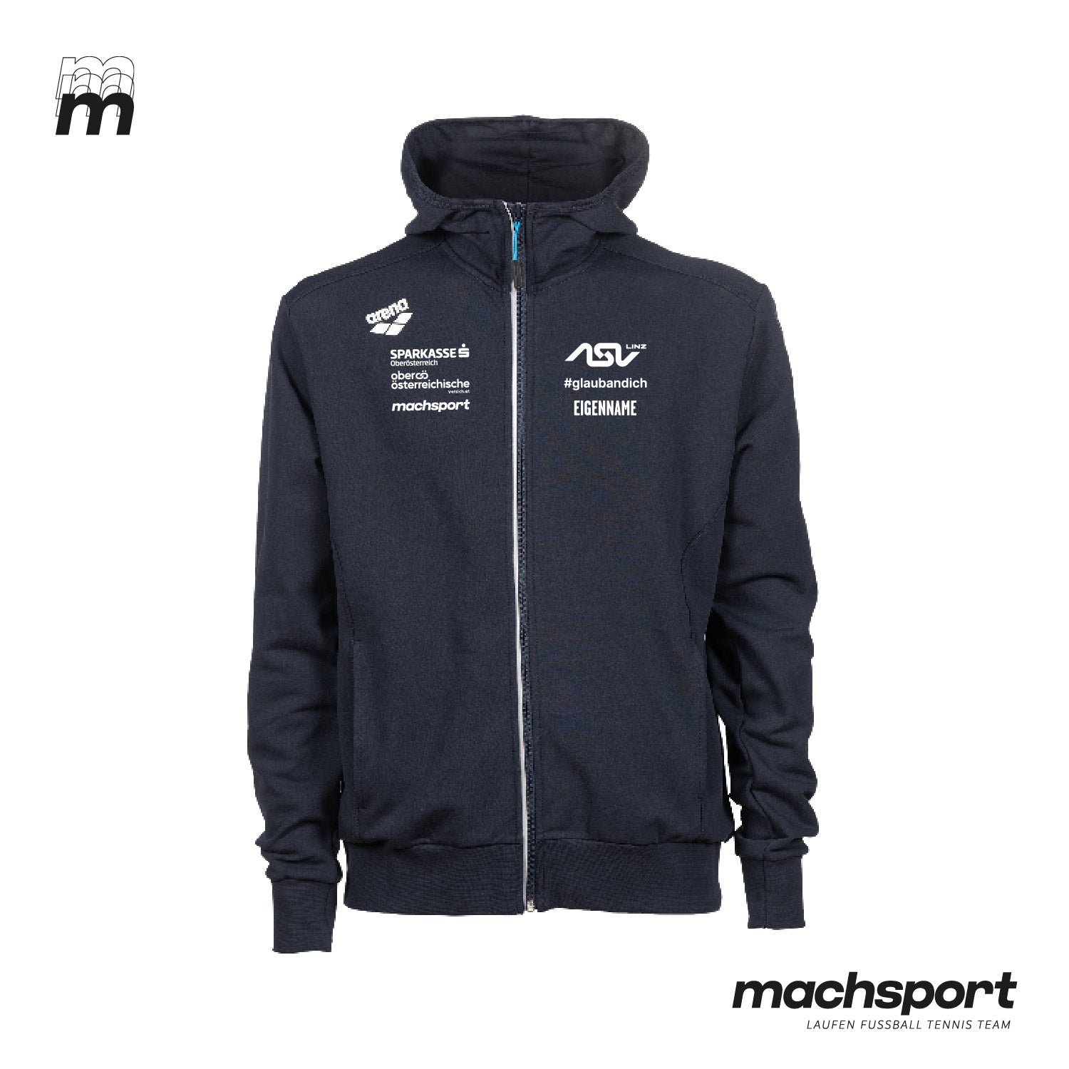 ASV Linz Zip-Hoodie Herren - machsport – Bild 
