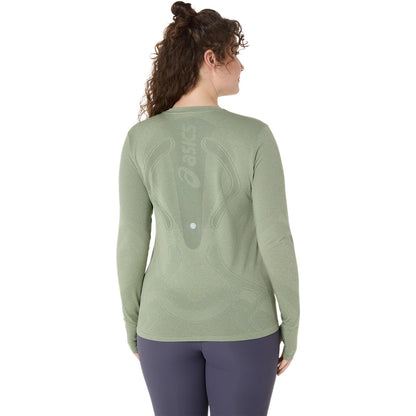 Asics Damenlangarmshirt Road Seamless LS Top - machsport