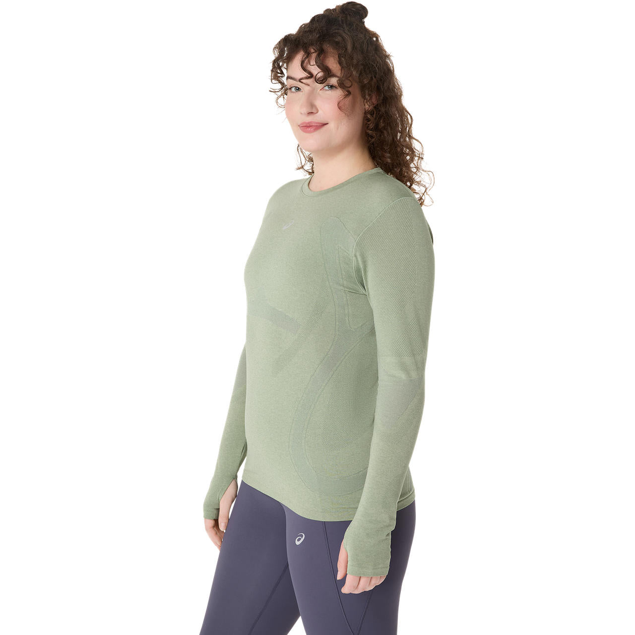 Asics Damenlangarmshirt Road Seamless LS Top - machsport