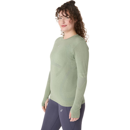 Asics Damenlangarmshirt Road Seamless LS Top - machsport